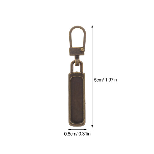 10Pcs Metal Zipper Pull Replacement Kit Detachable Durable for Jackets 1