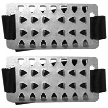 1 Pair Snow Shoes Grips With For Outdoor Use Black