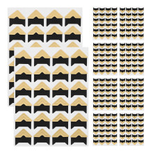10 Pcs Nail Oil Rack Polish Shelf Album Photo Corner Stickers Baby