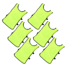Practice Soccer Players Durable Vest For Kids 6set