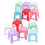 12Pcs Stable Plastic Miniature Painting Easel Stands Assorted Colors 1