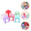 12Pcs Stable Plastic Miniature Painting Easel Stands Assorted Colors 11