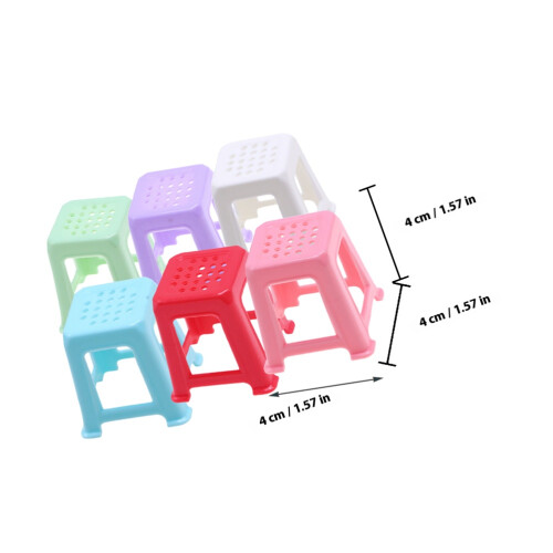 12Pcs Stable Plastic Miniature Painting Easel Stands Assorted Colors 1