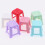 12Pcs Stable Plastic Miniature Painting Easel Stands Assorted Colors 5