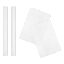 4St Acryl Modelleren Tools Transparant Clay Roller En Snijplank
