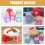 12Pcs Stable Plastic Miniature Painting Easel Stands Assorted Colors 8