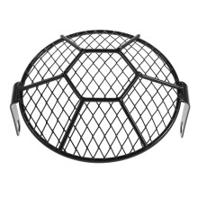 Black Metal Motorcycle Headlamp Guard Durable Mesh Headlight Cover