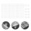 1Set White PVC Aquarium Divider Fish Tank Isolation Board Durable Grid 2
