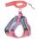 1Set Green Pet Harness and Leash Set Suede Reflective Adjustable Strap 1
