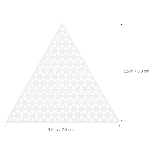 20 Pcs Cross Stitch Grid Board Triangle Shapes Canvas Needle Craft 1