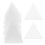 20 Pcs Cross Stitch Grid Board Triangle Shapes Canvas Needle Craft 6