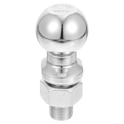 Tow Ball Rv Accessories Trailer Hooks Hitch Chrome Silver