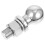 Tow Ball Rv Accessories Trailer Hooks Hitch Chrome Silver 4