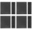 4 Pcs Blackboard Ornaments Erase Mini Whiteboard Writing Double-Sided 5