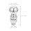 Tow Ball Rv Accessories Trailer Hooks Hitch Chrome Silver 2