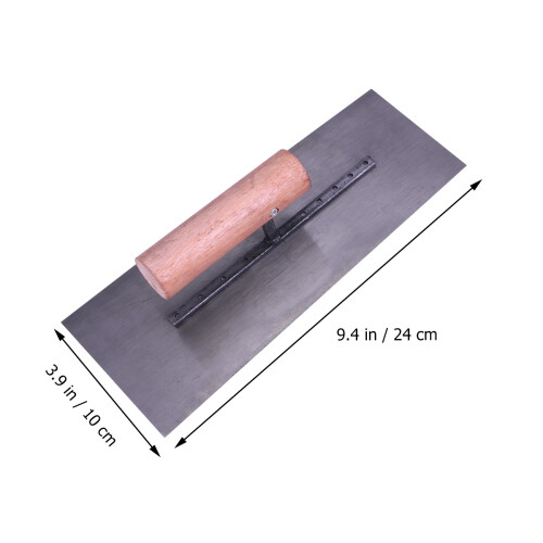 3Pcs Concrete Hand Trowel Multi-Color Wooden Handle Plastering Tool 1