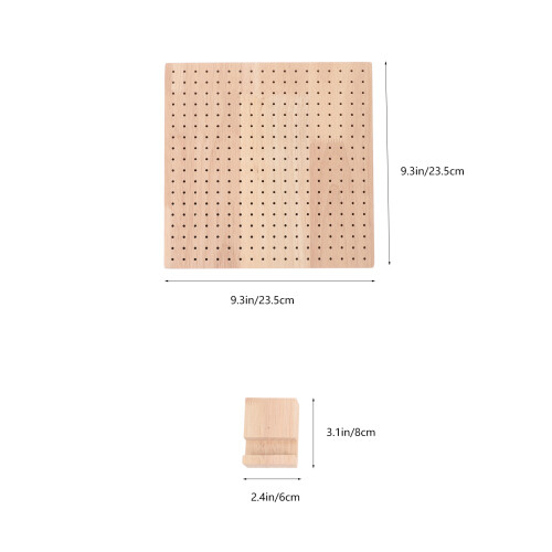 Crochet Needle Board Blocking Board Wood 1 Set 2
