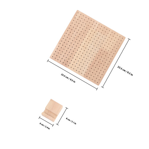 Crochet Needle Board Blocking Board Wood 1 Set 1