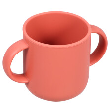 Gobelet Silicone Orange Apprentissage Poignées