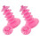 2Pcs Durable Pink PP Cake Holder Stand Multi-Function Lollipop Display 8