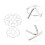 4pcs foosball table triangle guards anti-collision cushions 4