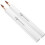 2Pcs White Lip Applicator Retractable Soft Makeup Brush for Women 6