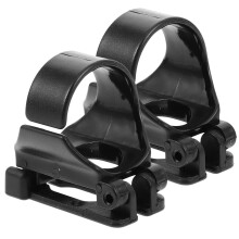 2Pcs Black Plastic Snorkel Clips Durable Scuba Diving Gear Accessories