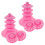2Pcs Durable Pink PP Cake Holder Stand Multi-Function Lollipop Display 7