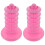 2Pcs Durable Pink PP Cake Holder Stand Multi-Function Lollipop Display 3