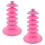 2Pcs Durable Pink PP Cake Holder Stand Multi-Function Lollipop Display 5