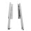 1Pair Durable Silver Drawer Glides Silent Rails for Cabinet Storage 9