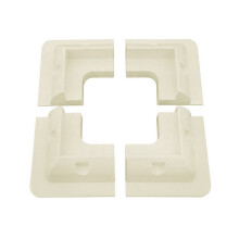 4Pcs White Solar Panel Mounting Bracket for Car Roofs Rv Van Motorhome