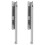 1Pair Durable Silver Drawer Glides Silent Rails for Cabinet Storage 8