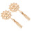 2Pièces Accessoire Sac Doré Pompon Raffiné Strass Pour Usage Quotidien 4