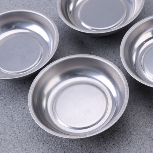 Compact Silver Magnetic Parts Tray Bowl Sturdy Tool Organizer 1