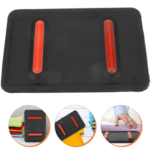 Heat-Resistant Ironing Pad Black Silicone Iron Rest Mat for Table 2