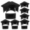 2Sets Compact Black Pool Table Insert Pads Replacement Plastic Liners 9