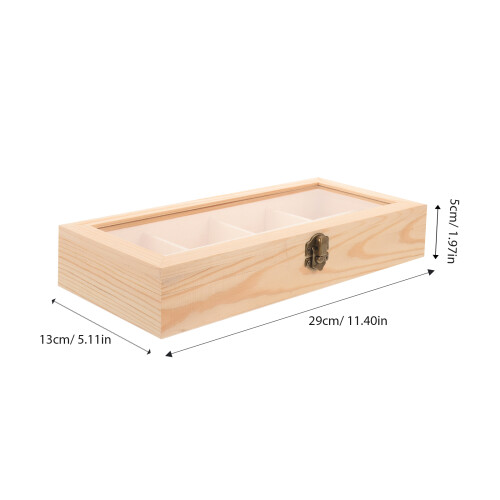 Boîte De Rangement Bois Beige Fenêtre Pour De 2