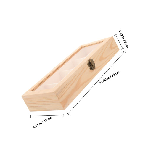 Boîte De Rangement Bois Beige Fenêtre Pour De 1