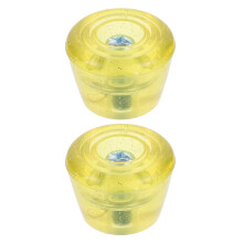 1Set PU Brake Cushion for Roller Skates Yellow Lightweight Braking Pad