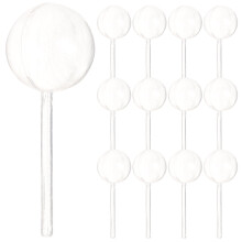 50Pcs Transparent Plastic Liquid Pipettes with Ball Shape for Home Use
