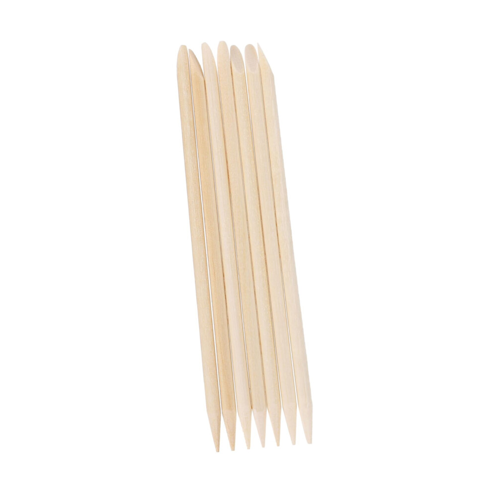200pcs Manicure Sticks Wooden Cuticle Pusher DualEnded Precision Tips for Nail Art Care