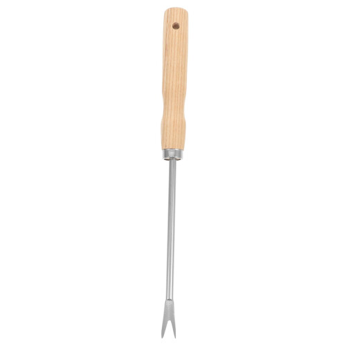 Dandelion Weeder with Ergonomic Wooden Handle, Durable Iron Garden Weed Puller Tool