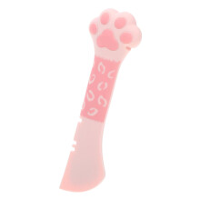 Silicone Cat Food Scoop with 2 in 1 Can Opener for Wet Pet Food, LeverAssist Handle