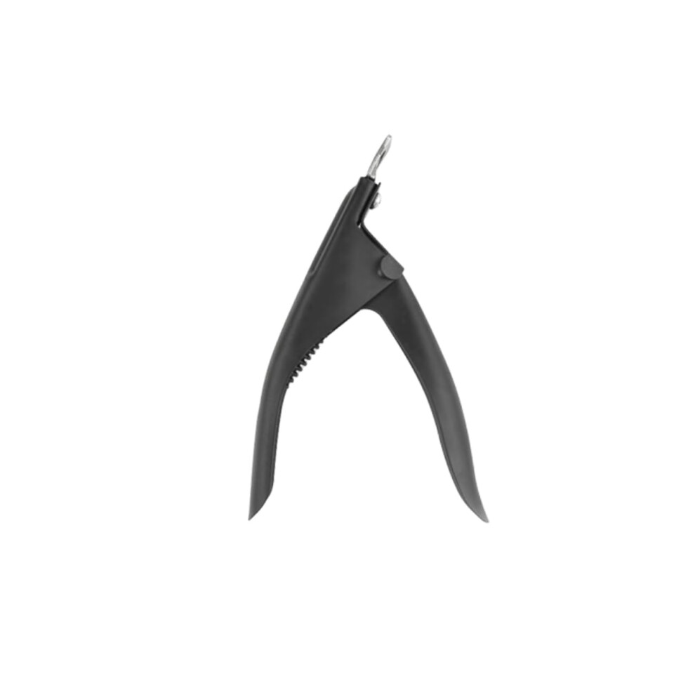 Nail Tip Cutter Stainless Steel False Nail Clipper with Ergonomic Clamp for Precise Tip Shaping