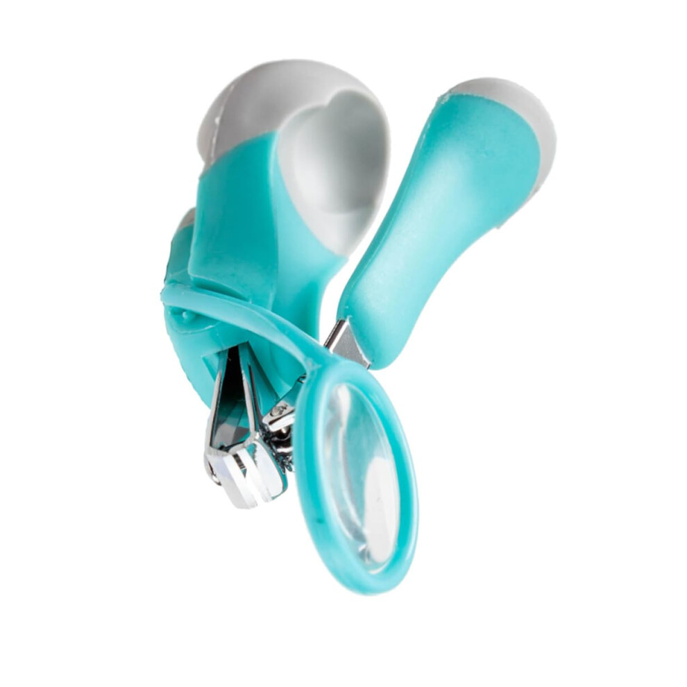 Baby Nail Clippers with Clear View Magnifier and Ergonomic Grip for Newborn and Infant Toenails