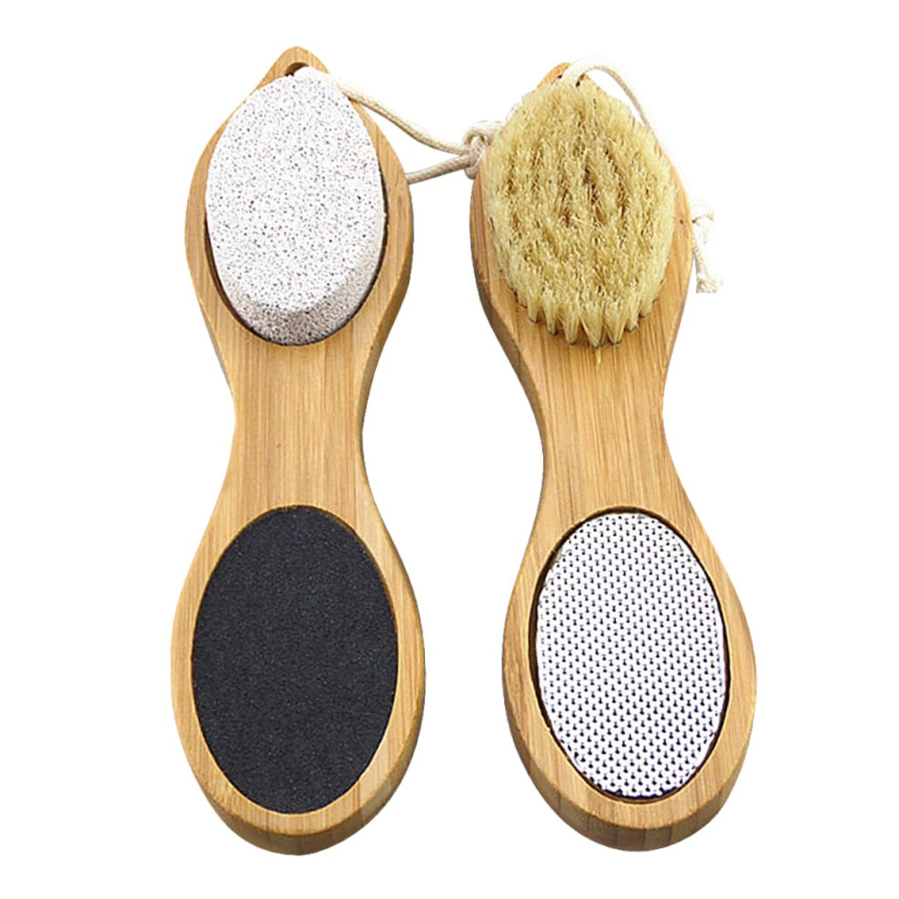 2pcs Foot File for Dead Skin Removal, Ergonomic Pedicure Foot Scrubber for Smooth Heels