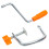 Pasta Machine Handle and Clamp Set with Ergonomic Grip – Replacement for Pasta Maker, Orange 1