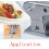 Pasta Machine Handle and Clamp Set with Ergonomic Grip – Replacement for Pasta Maker, Orange 5