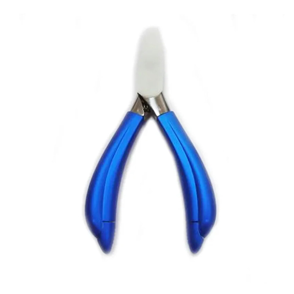Blue Ingrown Toenail Nipper With Precision Stainless Steel Blades Ergonomic Nail Clipper